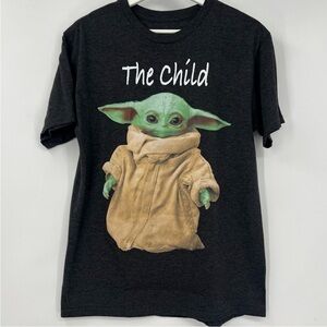 Star Wars Black Tee with The Child Design